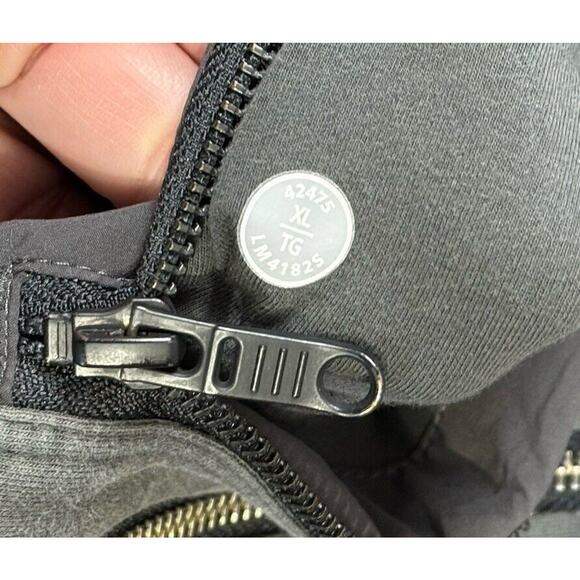 Lululemon Dispatch Hoodie Mens XL Full Zip Jacket Gray Zip Pockets Active - Picture 2 of 6